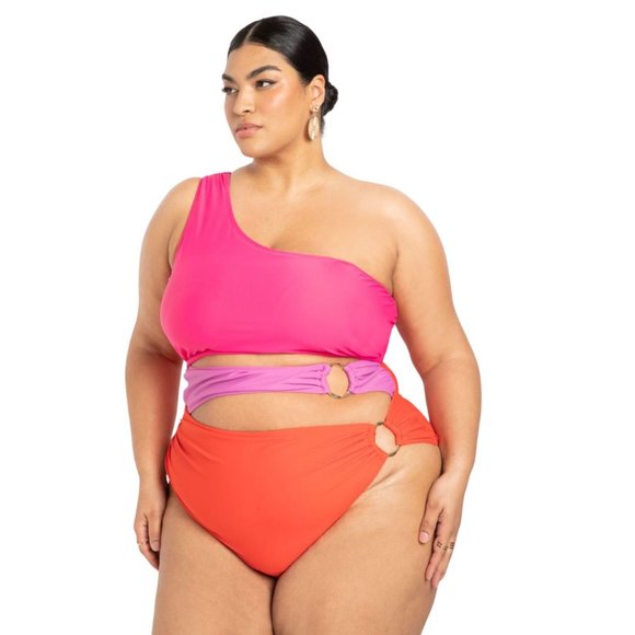 Eloquii Other - NWT Gabi Fresh X Eloquii One Shoulder Swimsuit - 20
